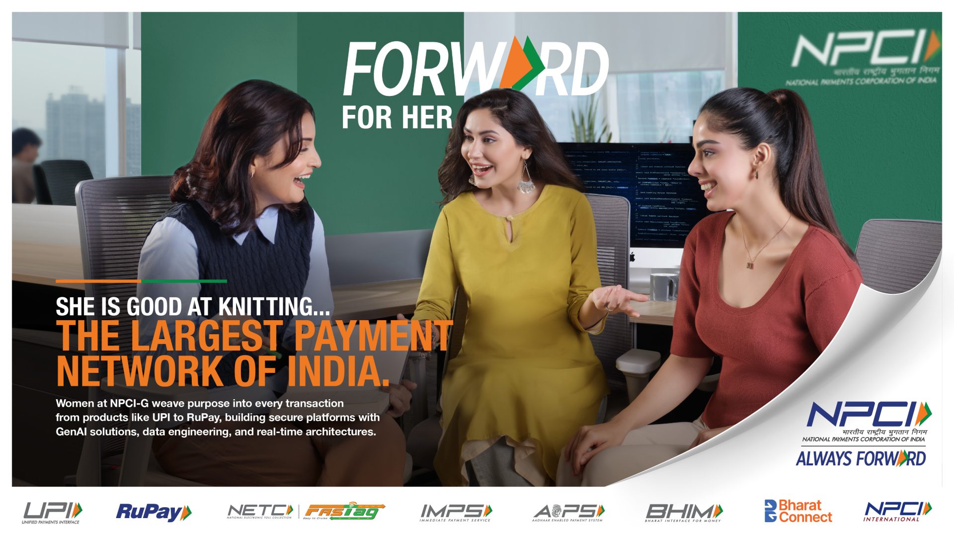 Corporate shoot of NPCI women